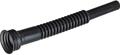 Hünersdorff - Tubo de salida con fuelle para bidón de combustible, color negro, canula