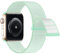 Lobnhot Nylon Cinturino Compatibile con Cinturino Apple Watch 40mm 38mm 41mm, Cinturino Sport Regolabile Compatibile per iWatch Serie 10 9 8 7 SE 6 5 4 3 2 1, Verde chiaro