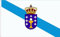 BANDERA DE GALICIA C/E. RASO PREMIUM. TAMAÑO GRANDE 150X90 CM