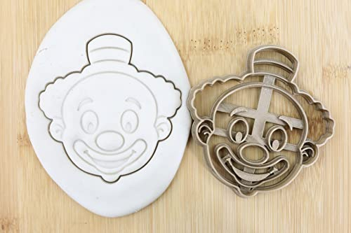 Clown cookie cutter Fondant Keksstempel/Ausstechform keksausstecher PLA ca.8cm