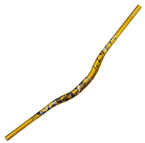 YouLpoet Aluminiumlegierungs-Lenker 31,8 * 720 / 780mm für Rennrad MTB Mountain Bikes Fahrradlenk,Gold,780mm