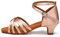 HROYL Scarpe da Ballo Latino Americano Ragazza Scarpe da Ballo Salsa Bambina con Tacco 4cm Modello-XGG Rosa 36.5 EU