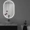 ApeJoy Badspiegel Led Beleuchtung Oval 45x75cm, Wandspiegel mit Touch Schalter, Licht Wechsel 2700-6500K Warmweiß-Kaltweiß-Neutral Memory Funktion [Energieklasse F]