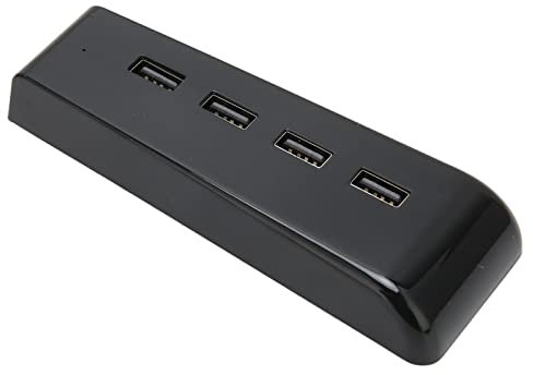USB Hub, for PS5 PS4 Game Console, HD Camera, USB Gaming Devices,High Speed 4 USB 2.0 Ports, for Keyboard/Mouse/USB Drive/Controller Charger
