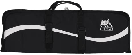 elToro Wave - Bogentasche, aus robustem wasserabweisenden Cordura, für Recurvebögen (Schwarz)