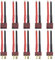 BGTXINGI 10Pcs (5Pairs) T Stecker Stecker Stecker Draht Männlich und Weiblich T Deans Stecker Stecker Kabel mit 10cm 14AWG Silikon Draht für RC Flugzeug Boot Batterie