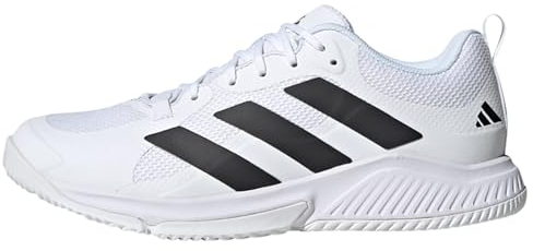 adidas Herren Court Team Bounce 2.0 Shoes, Cloud White/Core Black/Cloud White, 42 2/3 EU