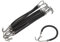 15 Stück Elastische Haken Haargummi Styling Pferdeschwanzhalter Haken Haarschnur für Styling Stirnbänder Werkzeuge Klaue Dicke Haarspangen für Mädchen Lockiges Haar Langes Haar (Schwarz)