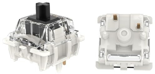 Gateron KS-9 Pro 3.0 schwarzer vorgeschmierter 5-poliger Linearschalter, kompatibel mit mechanischen MX-Tastaturschaltern (36 Stück, Pro Black 3.0)