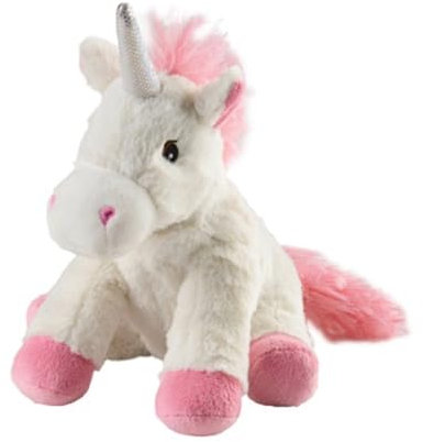 Warmies - Microwave Hot Water Bottle with Plush Cover - Pink Unicorn