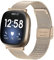 INF Edelstahl Uhrenarmband Metall Armband Ersatzband für Fitbit Versa 3 Watch Gold