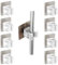 Littlegaofeithing 8 Pcs Accroche Balai Mural,Sans Percage Porte Balais Mural Pour Salle De Bain Cuisine Bureau Placard Jardin Garage(Blanc)