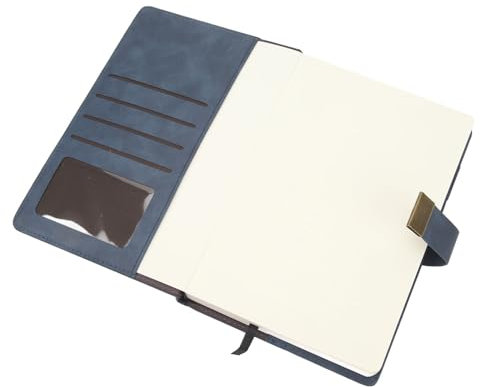 Diario con Candado, Libro de Contraseñas Vintage de Papel Grueso Hecho a Mano, Versátil para Escribir (azul oscuro)