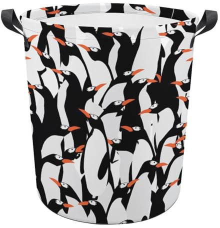 Cmagnifico Wäschekorb Pinguin Süße Wäschekorb Wäschekorb Wäschekorb mit Griff