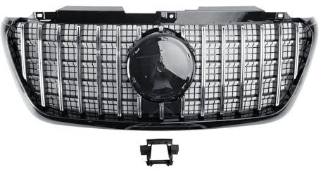 Areyourshop Front Bumper Grille Grill Fit for Mercedes Sprinter W907 W910 20182023 GT Style