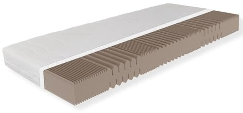 Sleepneo Matratze 180x200, Härtegrad H5, Höhe 18cm, 7 Zonen Kaltschaummatratze 180x200 cm, Antibakterieller Active Greenfirst Bezug ideal für Allergiker, waschbar mit 4-seitigem Reißverschluss