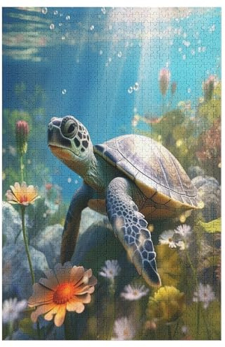 Sea Turtles Jigsaw Puzzles 1000 Pieces Puzzle Adults Game Jigsaw Toys Teenagers Gifts Wall Decoration 78×53cm