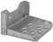 Klapptritt für Anhänger 170x165mm verzinkt Trittstufe Stufe Kipper