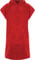 Adults Changing Robe Unisex Hooded Poncho 100% Cotton with Pocket Beach Terry Towelling Towel Swimming Surf (Red, L/XL)