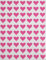 Herzaufkleber Pink 13 mm - Sticker in Herzform permanent klebende Etiketten 1050 Vorteilspack von Royal Green