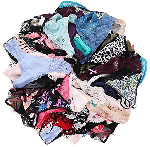 UWOCEKA Sexy Thongs for Women,Variety of T-Backs 10 Pack Sexy Underwear G-Strings Lacy Undies Panties Tanga(10PCS,XL)