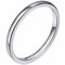 JUDE Ehering Wolframcarbid, stapelbar, 2 mm, Silber, Kein Edelstein