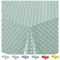 Rectangular Oilcloth PVC Wipe Clean Tablecloth 140cm x 180cm 55x70 Small Polka Dot Sage Green