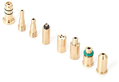GAOHOU 8 in 1 Satz Ersatz-Gasnachfülladapter für S T Dupont Dunhill Kleid/Rollagas Reparaturzubehör(8Pcs)