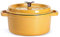 Xin Fonte Cocotte - 22cm / 2.5L - Ronde Induction Casserole avec revêtement Dur émail, Une Bonne étanchéité (Color : A)