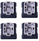 LICHIFIT Romer G Schalter Tasten Schlüsselwelle für Logitech G810 G910 G613 G539 G413 G512 Pro mechanische Tastatur 4 Stück Ersatzteile