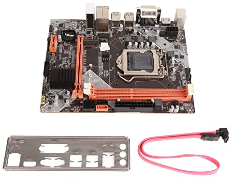Placa Base de Escritorio Universal,B75 M.2 1155-Pin USB3.0 SATA3 DDR3 Placa Base de Escritorio,Placa Base Portátil del Reemplazo de 6 Canales Tarjeta de Sonido Gigabit Ethernet,Placa Madre Profesional