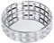 Ladieshow Bandeja de Espejo Redonda Bandeja de Almacenamiento de Cristal, Organizador de Maquillaje, joyería cosmética, Bandeja de Servir para Frutas, 21 x 21 x 7 cm