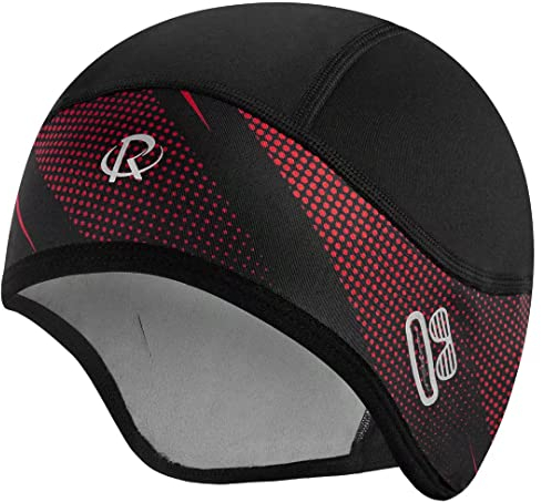 ROTTO Fahrradmütze Laufmütze Herren Damen Warm Winddichte Wintermütze Helm-Unterziehmütze Sportmütze für Radfahren Laufen Skifahren Wintersport