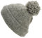 LOUDelephant Strickmütze aus grobem Wollstrick, Schlichte Haferflocken, One size