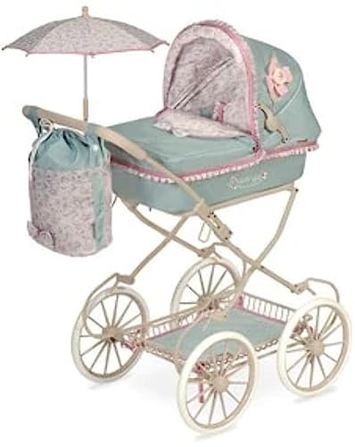 Coche Muñeca Plegable Con Sombrilla Provenza 46X68X81Cm. Bolso Convertible En Canastilla.
