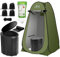 Fun Essentials Portable Toilet Kit for Adults, Pop Up Privacy Tent, X Large Camping Folding Toilet, 12 Toilet Bags, 12 Pack Liquid Waste Gel, Washable Foldable for Travel,RV,Outdoor