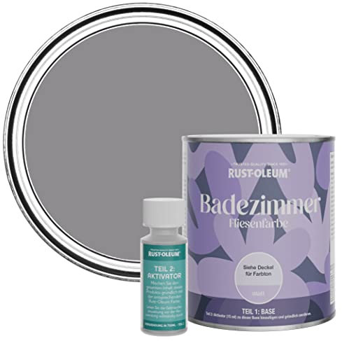 Rust-Oleum wasserbeständiger Fliesenlack für das Badezimmer in mattem Finish -Iris 750ml