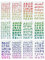 JIASI&JIESY 12 Pièces Pochoir Lettre et Chiffre, Pochoir Lettre Alphabet, Pochoirs Lettres, Réutilisable Lettres Chiffres et Symboles Pochoir,pour Scrapbooking,Peinture,Peindre la Décoration Écrire