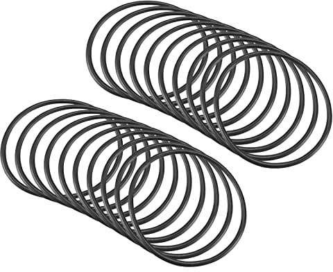 QUARKZMAN 20 Stücke Unterlegscheibe 42mm x 38mm x 2mm Schwarz | Nitrilkautschuk Nitrilgummi, Für Wasserhahn Klempner Reparatur Dichtung Verbindung