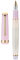 Jinhao 82 Acrylic Fountain Pen, Iridium Bent Nib with Ink Converter, Macaron Peach Pink Contrast Color Classic Design Smooth Writing Pen (Gold Trim)