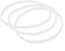 Akozon 3 Stück Blender Rubber Seal Ring, Siegelring, Mixer Dichtungsring Mixer Ersatzteile Mixer Ersatzteile Gummidichtungsringe O-Ringe Dichtungen für Magic Flach/Kreuzklinge