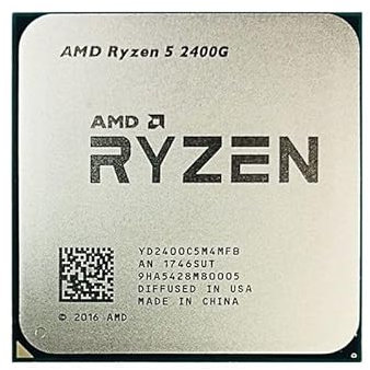 LANCHY CPU AMD Ryzen 5 2400G Utilizzato Processore Desktop 4-Core 8-Thread 3,6 GHz 4M 65W Socket AM4