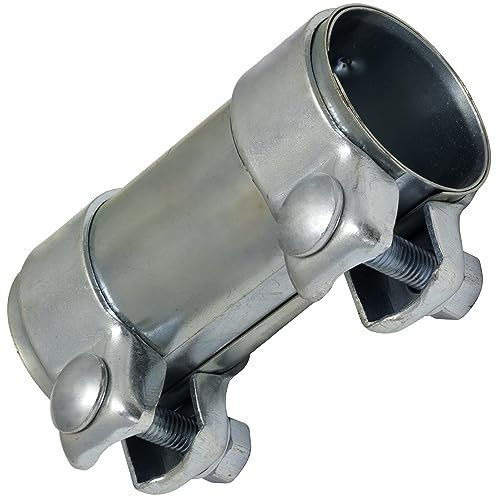 AERZETIX - C66981 - Abrazadera de escape doble - diámetro interior 50mm - compatible con números OE 191 253 141B, 191 253 141F, 191 253 141M, 3D0 253 141C, 811 253 141