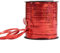 Chexin Glitzerndes Geschenkband in Rot, 500M Rot Ringelband, Rot Ballonband, Schleifenband, Polyband Deko Band für Geschenkverpackung Geburtstag Hochzeits Weihnachten Basteln Floristen Partydeko
