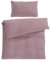 Pure Label Musselin Kinderbettwäsche 100x135 cm mit einem Kissenbezug 40x60 cm aus 100% Baumwolle - Traumhaft weiche, kuschelige Baby Bettwäsche in Mauve aus Musselin