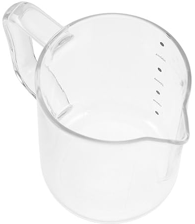 Cabilock Cafetera De Vidrio Tetera De Vidrio Jarra De Leche Hervidor Versátil Decoración Del Hogar