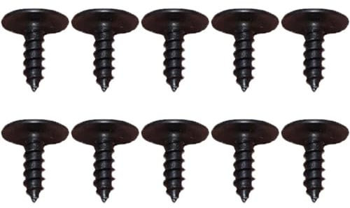 TGVSELPJ Auto Zubehör 5mm Schwarz Schraube Auto Motor Unter Abdeckung Schutz Selbstschneidende Schrauben Für Passat B5 B6 B7 Cc Für Golf Für Polo Für Audi A4 A8 A8L S8 A6L TT