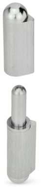 Ganter Normelemente | Scharniere aushängbar | zum Anschweißen | Edelstahl | 60mm | GN 128.2-60-NI