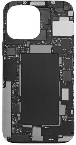Diseño clásico de placa base con circuitos electrónicos Carcasa para iPhone 13 Pro Max