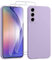 Viojrlra Cover Silicone per Samsung Galaxy A54 5G con 2 Pezzi Vetro Temperato, Custodia Protettiva Ultrasottile in Morbido TPU, Antiurto Antigraffio, Viola